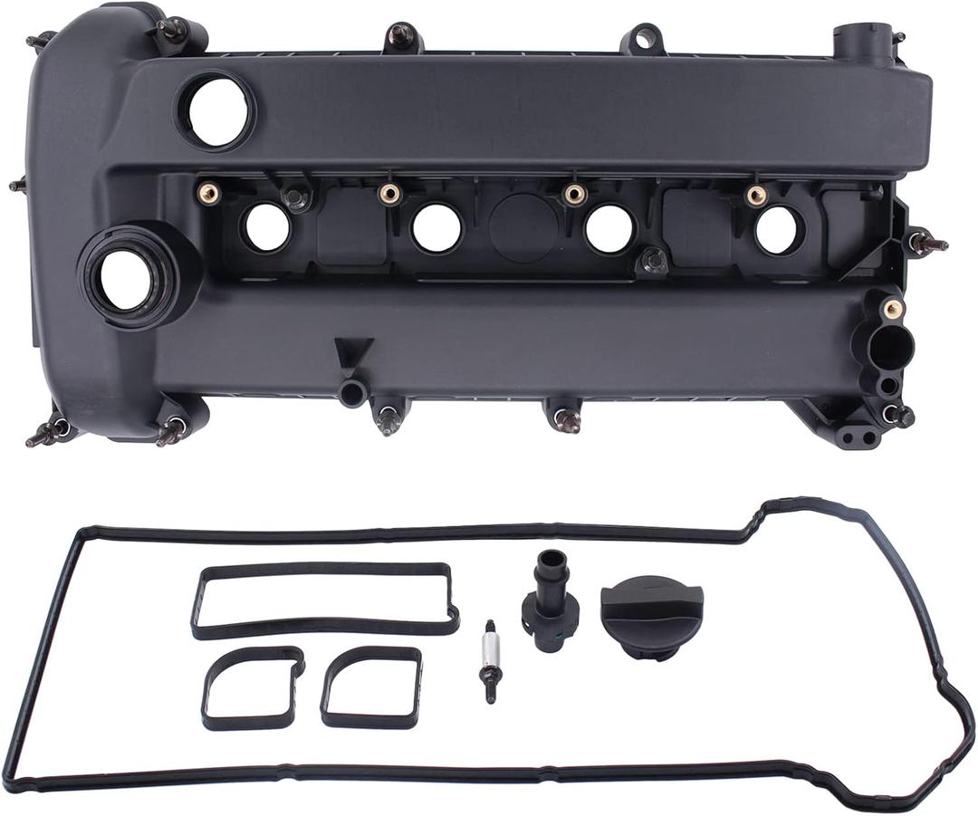 NewYall 2.0L 2.3L Engine Valve Cover with Gasket and Cap for Mazda 3 2.0L/2.3L 2006-2009