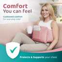 Zomaple Post Mastectomy Pillow Post Surgery Post-Op Essentials, Breast Augmentation/Reduction & Mastectomy Recovery Supplies Washable Cover for Comfort & Support
