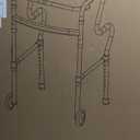 Walkers for Seniors, Folding Walker, Narrow Walkers for Small Spaces, Standard Walker Height Adjustable, Front Wheeled Rolling Walker, Upright Mobility Aid for Seniors and Handicap, Up to 300 Pounds (300Lbs/Aluminum Alloy)