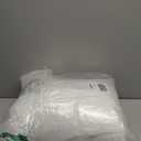 100% Cotton Bed Pillows - King Size Set of 2 - Breathable Cotton Cover - Soft, Comfy Down Alternative for Back & Stomach Sleepers - Low Density, Low Loft Support & Machine Washable - 20" x 40" (White)