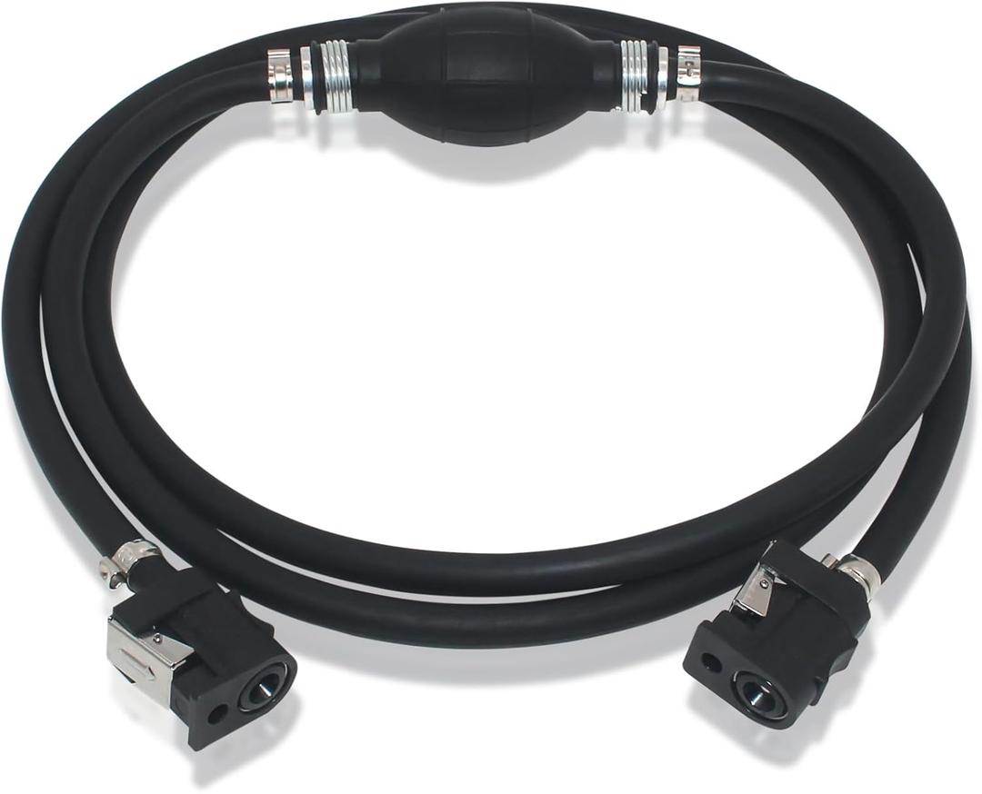 Outboard Fuel Line 5/16 inch Marine Fuel Line Assembly 7 Foot Boat Outboard Motor Fuel Line Compatible With Yamaha Outboard Fuel Line