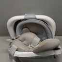 BEBELEH Collapsible Baby Bathtub with Thermometer  Bathtub + Baby tub Sling + Newborn Sling  Baby Bathtub Newborn to Toddler 0-24 Months  The Ultimate Baby Bath Tub! (with Thermometer,Gray)