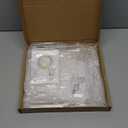 YestBuy 4 Tier Cupcake Stand Acrylic Tower Display with LED Light Premium Holder Dessert Tree Tower for Birthday Candy Bar Dcor Weddings, Parties Events (Yellow Light)