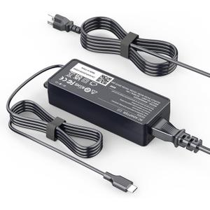 65W USB C Charger Compatible with LG Gram Laptop 14" 15" 16" 17" Series 14Z90N 14Z90R 14T90R 14T90P 14Z90P 15Z90N 15Z995 15Z90R 15Z95N 15Z95P 15Z90Q 16Z90P 17Z90N 17Z90P Power Supply Cord