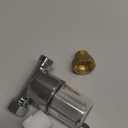 Washing machine water filter, capable of filtering out impurities of 40 microns in water, protecting household appliances. Suitable for water heaters and showers, (silver)