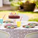 40PCS Hawaiian Luau Party Decoration, Luau Decoration Aloha Tropical Palm Leaves Tableware Supplies Hawaii Disposable Plates, Napkins, Party Supplies for Birthday Summer Kid