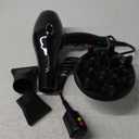 VAGARY Professional Salon 2200W Blower Dryer with Diffuser Concentrator Nozzles,Negative Ionic Blow Dryer,Low Noise Hair Dryers,2 Speeds and 2 Heat Settings 1 Cool Shot Button (Color of Gun)