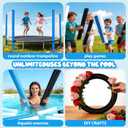 Foam Noodles 35” x 2.5”, Hollow Tube, Multi-Purpose Pool Noodles for DIY Crafts, Pipe Insulation, Pool, Beach & More, Durable Foam Tubes 4 Pack, 36 inches x 2.5"