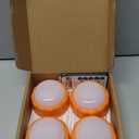 Homemory Halloween Bright LED Pumpkin Lights, Color Changing with Remote Control and Timers,Jack O'Lantern Lights Battery Operated for Halloween, Fall Decorations, Orange, Set of 4