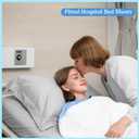 Moukeren 3 Pcs Hospital Bed Sheets Set Deep Pocket Fitted Sheet 36 with Elastic All Around Easy Care Knitted Jersey for Home/Nursing Home (Gray)