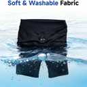 MEGELIN Toning Shorts, Hip Lift Grey for Women at Home (Black, M)