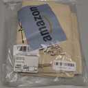 KOUFALL Small Window Curtains for Bathroom, Thermal Winter Insulated Short Curtain for Bedroom Kitchen, Wide 34 x Length 24 Inch,Beige