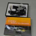 Super Bright Grill Driving Lights, Mini Projector Fog Lights for Car/Truck/Offroad/UTV/ATV/Motorcycle, Slim LED Bar, Hi-Lo Beam, White/Yellow