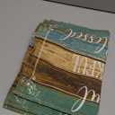 Farmhouse Table Placemats Set of 4 Place Mats Linen Wipeable Heat Resistant Placemats Washable Fabric Waterproof Rectangle Table Mat for Kitchen Dining Dinner 18 X 12 Inch, Retro