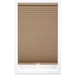 DEZ FURNISHINGS Cordless 1.5" Blackout Cellular Shade, 52"W x 48"H, Latte