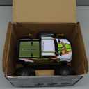 Scientoy Remote Control Car, 20KM/H Monster Truck Toys for Ages 5-7, 1:16 Scale All Terrain RC Cars for Boys & Girls Age 4-7, 2.4Ghz Off Road RC Truck, Christmas Birthday Gift for Kids (Green)