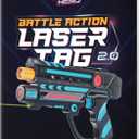 Squad Hero Rechargeable Laser Tag 360° Sensors + LCDs - Set of 4 - Easter Gift Ideas for Kids Teens and Adults Boys & Girls Family Fun - Cool Teenage Lazer Group Activity, Teen Gifts Ages 8+ Year Old