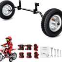 TEEMOO Dirt Bike Training Wheels 50cc, For Honda CRF50 CRF50F XR50 Z50 Z50R, Yamaha PW50 PW80 TTR50, etc, Training Wheels Compatible with All Kinds of 50cc Dirt Bike, Large
