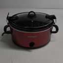Crock-Pot 6-Quart Cook & Carry Oval Manual Portable Slow Cooker, Red - SCCPVL600-R