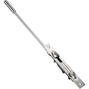 TOGU 23" Solid Stainless Steel Lever Extension Flush Bolt For Metal Doors,Flush Mount Extension Bolt for Commercial Applications,Store,School,Office,Satin Nickel (23 inch-1pcs)