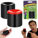 Pooter Fart Toy, Novelty Squeeze Pooter Fart Machine, Prank Farting Noise Maker with Natural Sound, Funny Gag Toy for Party Birthday Practical Jokes (B+R-2pcs)