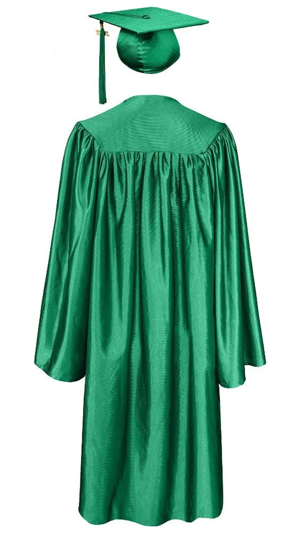 Unisex Matte Graduation Cap and Gown 2025 Tassel Set for High School & College Graduates