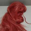 PUREHAIR 39 Inches Long Red Anime Costume Wig – High Temperature Heat Resistant Silk Fiber – Natural Looking Costume Wig for Halloween Party, Cosplay (Red, Adult Size)