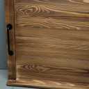 Noodle Board Stove Cover with Built-in Handles, 3 in 1 Wood Stove Top Covers Board for Gas Burners and Electric Stove, Wooden RV Stovetop Cover, Tray for Kitchen Counter Space 30x22 In (Walnut)