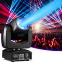 Moving Head Light 90W LED Beam Stage Light RGBW 4-in-1 DJ Lights Moving Head Spot Sound Activated DMX for Wedding Live Show Christmas Party, 1 Pack