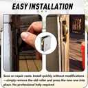0C5Y00P0 Sliding Patio Door Rollers (2-Pack) | Compatible with P-Ella/Pella Doors | 1-1/2" Steel Ball Bearing, Adjustable Height Replacement