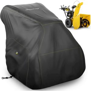 Rosefray Snow Blower Cover/Snow Thrower Cover 600D Heavy Duty Oxford Fabric,Waterproof,UV Protection,Universal Size for Most Electric Two Stage Snow Blowers 48" L x 33" W x 46" H Black