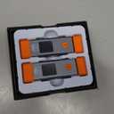 Wireless HDMI Transmitter and Receiver 328ft/100m Extender 4K Decode Input 1080P Output Plug&Play Portable 2.4G/5.8G for Video and Audio to Monitor from PC/Projector/TV Box,with LED Display (Orange)