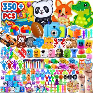 350 PCS Party Favors for Kids, Fidget Toys Bulk, Easter Eggs Fillers, Treasure Box Toy for Classroom Prizes, Goodie Bags Stuffers Birthday Carnival Prize, Pinata Filler Stuffers