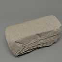 MIULEE Decorative Linen Euro Sham Pillow Covers 24x24 Natural Beige Boho Farmhouse Neutral Christmas Couch Throw Pillows for Bed Pack of 2 Accent Modern Pillowcase Sofa Livingroom Home Decor