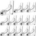 Patelai Clear Plastic Picnic Tablecloth Clips Spring Loaded Tablecover Clip-Clamp Holder Table Cloth Holders for Home Party and Picnic(14 Pieces)