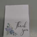 Fumete 50 Set Funeral Thank You Cards with Envelopes and Stickers Thank You Sympathy Cards with Meaningful Message Bereavement for Funeral Family Loved Ones Celebration of Life(Flower)