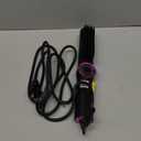 Hair Straightener Brush: Ionic Hair Straighteners for Women with 15 Temps, Straightening Brush Fast Heating with LED Display & Dual Voltage (Black)