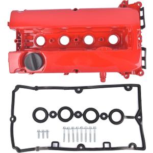 Aluminum Red Valve Cover w/Gasket Replacement for Chevy Aveo Aveo5 Cruze Sonic Saturn Astra Pontiac G3 1.6 1.8L 2008-2018 55558673 55564395 96889998