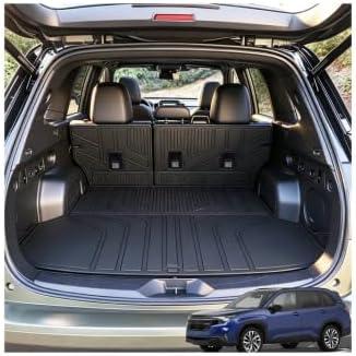 PWY Cargo Mat & Backrest Mat for Subaru Forester 2025-2026 (Not Fit Hybrid & Wilderness), All Weather TPE Custom Fit Easy Clean Trunk Mat for Forester 2025 2026 Car Cagro Liners,Black