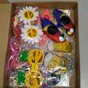 13 Pcs Luau Photo Booth Props Hawaiian Party Decorations, 12 Pairs Beach Themed Funny Summer Glasses, 1 PC Summer Photo Frame, Tropical Party Supplies Favors(Flamingo Frame)