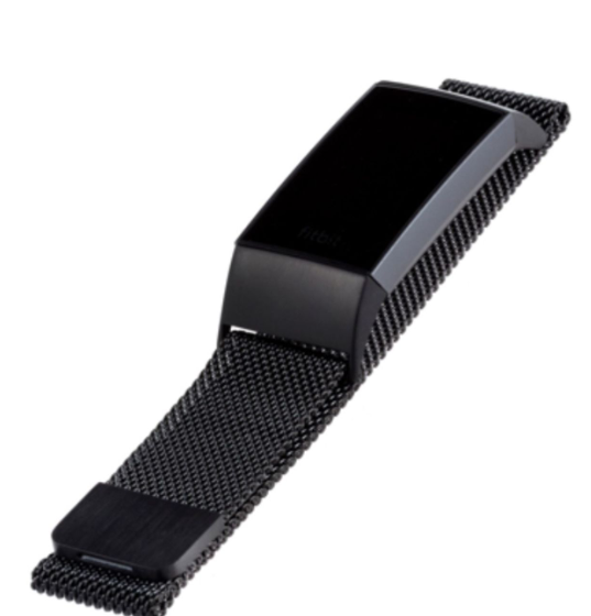 WITH it Stainless steel mesh band for use with FITBIT CHARGE 4 & CHARGE 3