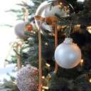 SIMISI RIBBON 24 Pcs Camel Velvet Christmas Tree Bows Door Garland Decor Vintage Wreath Bow (3/8'' Wide, 5 * 7 inch)