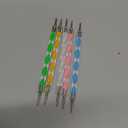 5Pcs Double-ended Nail Art Dotting Pens 10 Different Diameter Ball End Dots Painting Pen Tool 2 Way Nail Art Design Tools for Nail Decorations Art Stippling Engraving Drawing