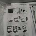 PC Stand Computer Tower Stand 2-Tier Metal CPU Holder with Locking Caster Wheels Suitable for Most PC (S,White)