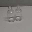 2 Pack 360 Spray Bottles, 10 oz Plastic Small Containers with Adjustable Spray Nozzles, Spray Bottles for Hair, Cleaning Solutions, BBQ and Plants Clear
