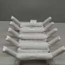 Fireplace Grate 17inch with Ember Retainer | Fireplace Log Grate with Heavy Duty Solid Round Steel 3/4 Bar | No Assembly Required Hearth Grate for Firepit Firewood Log Indoor Wood Stove Burning