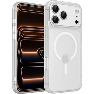 Amazon.com: MYY Magnetic for iPhone 17 Pro Case, Compatible with MagSafe, Shockproof for iPhone 17 Pro Case [15FT Military-Grade Drop Protection] Slim Translucent Matte Phone Cover, Matte Clear : Cell Phones & Accessories