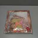 Amandir 135pcs Rose Gold Balloons Girl Baby Shower Decorations, Butterfly Stickers Balloon Garland Arch Kit Baby Box with Letter (A-Z+Baby) for Wedding Bridal Birthday Party Decoration