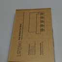 Key Holder for Wall, Decorative Key and Mail Holder with Shelf Has Large Key Hooks for Bags, Coats  Paulownia Wood Key Hanger with Mounting Hardware (9.8W x 6.7H x 4.2D) (Burnt Wood)