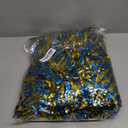 PullCrease 20 Pcs School Spirit Shakers Bulk, Cheerleader Pom Poms for Adults Sports Team Party Dance Football Basketball Volleyball Homecoming Fan Celebration Sporting Event(Blue and Gold)